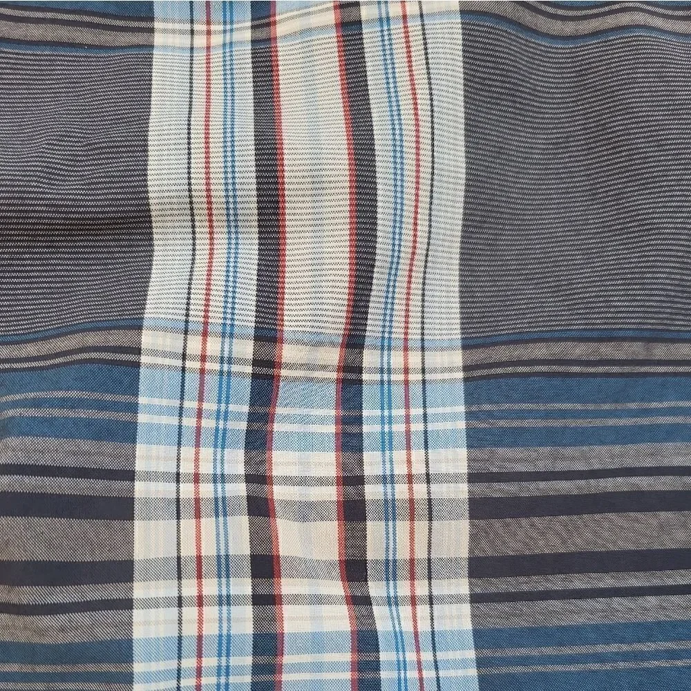 The North Face Plaid Short Sleeve Button Front Shirt Men's med